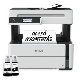   EPSON Tintasugaras nyomtató - EcoTank M3170 (A4, MFP, 1200x2400 DPI, 39 lap/perc, ADF, USB/LAN/Wifi)