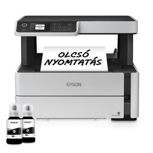 EPSON Tintasugaras nyomtató - EcoTank M2170 (A4, MFP, 1200x2400 DPI, 39 lap/perc, USB/LAN/Wifi)