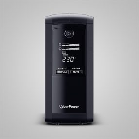   CYBERPOWER UPS, VP1000EILCD, (6xIEC C13) 1000VA 550W 230V szünetmentes tápegység + USB LINE-INTERACTIVE
