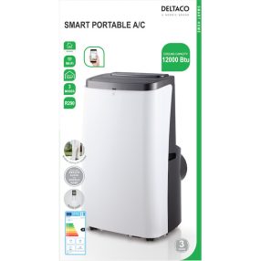   DELTACO SMART HOME SH-AC02 mobil smart klíma, 3,5kW, 12000 BTU,  WI-FI, hűt, 3 év garancia