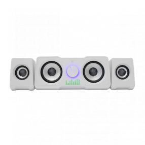 WHITE SHARK MOOD Hangszóró, 2.2, 16W, LED, fehér