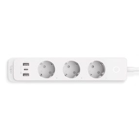   TP-LINK Okos Elosztósor Wifi-s, 3xDugalj + 2xUSB + 1x 18W USB-C, TAPO P300