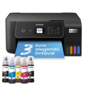   EPSON Tintasugaras nyomtató - EcoTank L3280 (A4, MFP, színes, 5760x1440 DPI, 33 lap/perc, USB/Wifi)