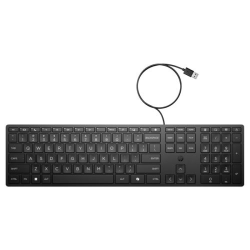 HP vezetékes billentyűzet 320K - fekete