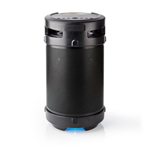 Nedis SPBB350BK akkumulátoros party boombox, Bluetooth, 150W, 3,5 óra, 4400 mAh, USB, AUX 6,35 mikrofon bemenet