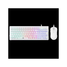   BARACUDA BGC-011W ORCA-W gamer combo fehér billentyűzet (memb. ang.) + egér