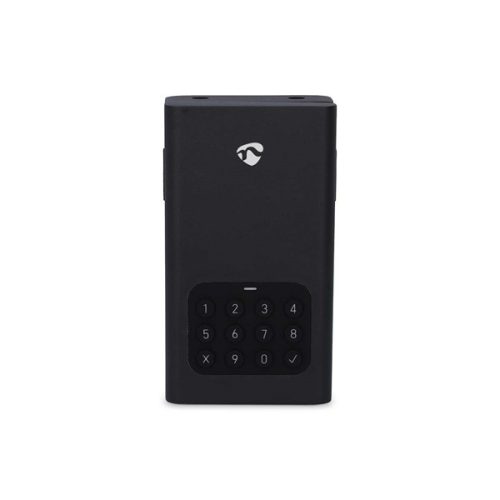 Nedis BTHKB10BK okos kulcs széf, Bluetooth®, IPX5, 2 x AA elem (nem tartozék), rozsdamentes acél kulcsszéf
