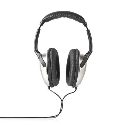Nedis HPWD1201BK fajhallgató, hosszú kábel, kábel hossz 6 m, hangerőszabályzó