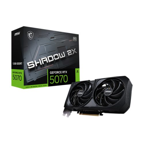 MSI Videokártya PCI-Ex16x nVIDIA RTX 5070 SHADOW 3X 12GB DDR7 OC BULK