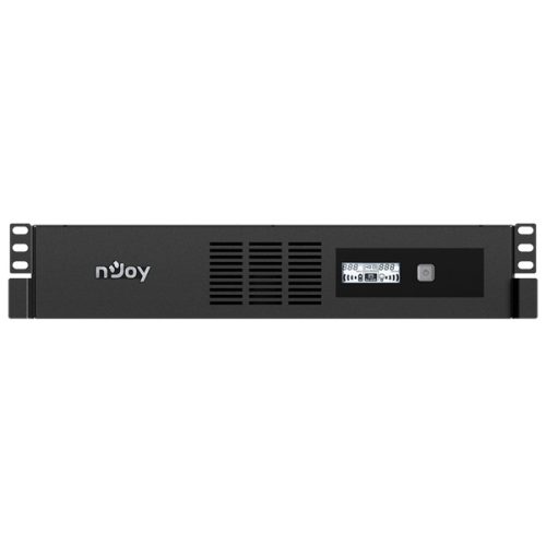 NJOY Szünetmentes Code 600, 600VA, 360W, Line-Interactive, rack (2U), LCD display