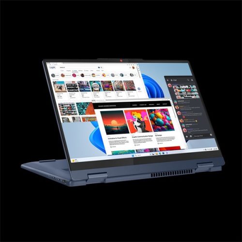 LENOVO IdeaPad 5 2-in-1 14AKP10, 14.0" WUXGA Touch, AMD Ryzen AI 5 340, 16GB, 512GB SSD, Win 11 Home, Cosmic Blue