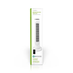   Nedis FNTR13CWT40 oszlop (toronyventilátor) ventilátor, 50W, 3 fokozat, időkapcsoló, távirányító