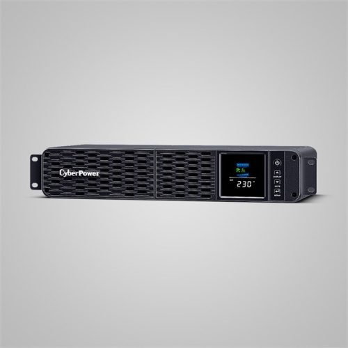 CYBERPOWER UPS 8xIEC C13 ,1xUSB 2000VA 1200W Aktív PFC, színuszus szünetmentes,LINE-INTERAKTÍV, AVR, színes LCD, rack