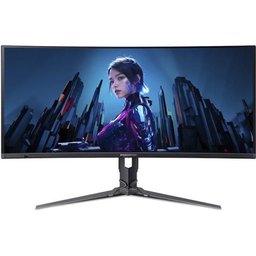 ACER OLED Monitor X34X5bmiiphuzx 34", Curved 1800R QHD 21:9 , 0,01ms, 240hz, 1000nits, 2xHDMI, DP, Type-C, MM, fekete
