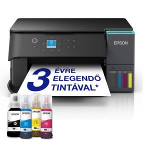   EPSON Tintasugaras nyomtató - EcoTank L4360 (A4, MFP, színes, 5760x1440 DPI, 33 lap/perc, duplex, USB/Wifi/Wifi Direct)