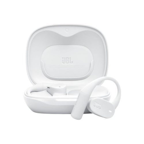 JBL SENSE LITE WHT , True Wireless Open IP54, fülhallgató, fehér, 4 mikrofon, 32 óra lejátszási idő, por / vízálló