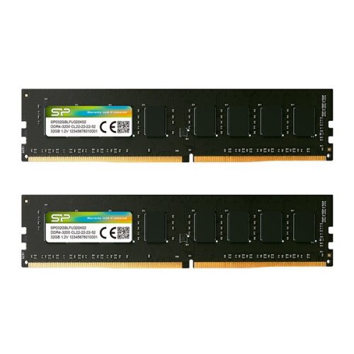 SILICON POWER Memória DDR4 32GB 3200Mhz CL22 DIMM (Kit of 2)