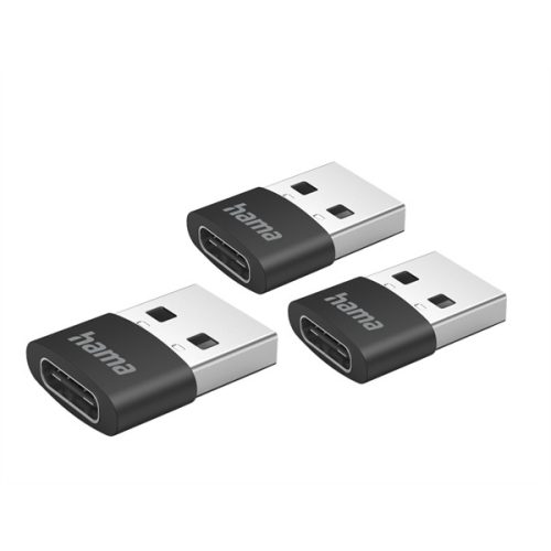 HAMA 201532, FIC E3 ADAPTER USB A DUGÓ/USB TYPE-C ALJZAT, 3DB