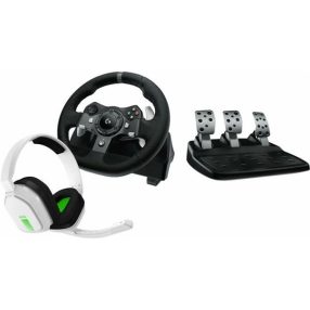   LOGITECH Játékvezérlő - G920 Driving Force Racing Kormány PS3/PS4/PS5/PC + Astro A10 Gaming headset, fehér