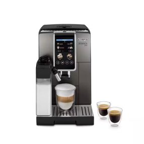   DELONGHI ECAM380.95.TB Dinamica Plus automata kávéfőző, tartály: 1,8 l, 1450W, Ezüst