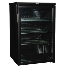   AKCIÓ Snaigé CD14SM-S3JJ üvegajtós fekete hűtőszekrény, 130 l, 85x56x60cm, Hőmérséklettartomány: -2...+14 °C, Acél külső, Automata leolvasztás, LED