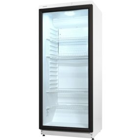   Snaigé CD29DM-S302 üvegajtós hűtőszekrény, 290 l, 145x60x60cm, Hőmérséklettartomány: -2 - +14 °C, Acél külső, Automata leolvasztás, LED, Dinamikus hűtési rendszer