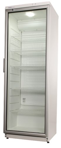 Snaigé CD35DM-S300SD üvegajtós hűtőszekrény, Hőmérséklettartomány: -2...+14 °C, 350 l, 173x60x60cm, Acél külső, LED, Dinamikus hűtési rendszer, Automata leolvasztás