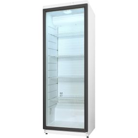   Snaigé CD35DM-S302 üvegajtós hűtőszekrény, 173x60x60cm, 350 l, Hőmérséklettartomány: -2 – +14 °C, Acél külső, LED, Automata leolvasztás, Dinamikus hűtőrendszer