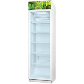   Snaigé CD40DM-S3002 üvegajtós hűtőszekrény, 385 l, 202,5x60x60cm, Hőmérséklettartomány: -2 – +14 °C, LED, Acél külső, Automata leolvasztás, Dinamikus hűtőrendszer