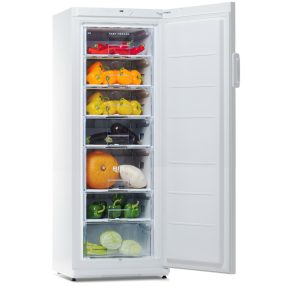   Snaigé F 27SM-T1000E Ice Logic Fagyasztószekrény, 232 l, 163x60x65cm, E energiaosztály, BIG BOX fiók, Gyorsfagyasztás, 7 fiók, Fehér szín