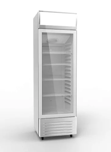 Snaigé GF32SM-DC00DK General Frost üvegajtós hűtőszekrény, 325 l, 197,2 x 60 x 58 cm, Hőmérséklettartomány:  0–10 °C, D energiaosztály