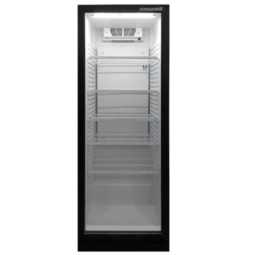 Snaigé General Frost GF38DM-T302EX üvegajtós hűtőszekrény, 373 l, 181 × 60 × 60 cm, Hőmérséklettartomány: +1....+9 °C, 5 polc, LED