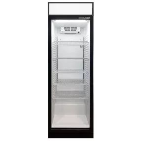   Snaigé General Frost GF39DM-T302BEX üvegajtós hűtőszekrény, 373 l, 199 × 60 × 60 cm, Hőmérséklettartomány: +1...+9 °C, 5 polc, LED