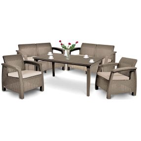 Corfu Fiesta II duo kerti bútor garnitúra futura asztallal