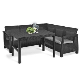 Corfu relax sarokgarnitúra lyon asztallal