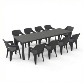 Florin 10+1 kerti bútor garnitúra szett