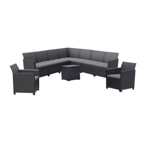   Claire IV 9 személyes kerti bútor garnitúra vigo tárolós asztallal