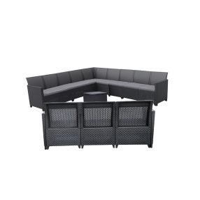   Claire IV 12 személyes kerti bútor garnitúra vigo tárolós asztallal