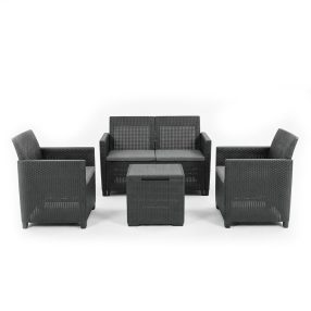   Claire IV 4 személyes kerti bútor garnitúra vigo tárolós asztallal