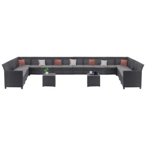   Claire IV 18 személyes kerti bútor garnitúra vigo tárolós asztallal