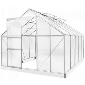 Polikarbonát üvegház 250 x 310 x 124/205 cm