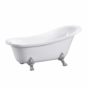 Clark szabadon álló fürdőkád fém lábakkal