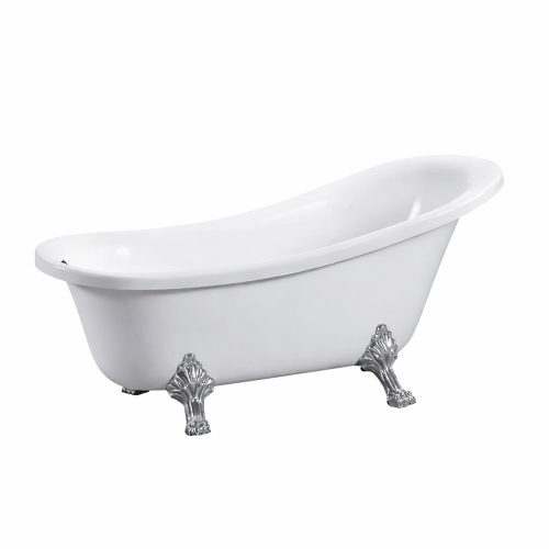 Clark szabadon álló fürdőkád fém lábakkal