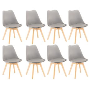 Silla étkezőszék 8 db szürke színben