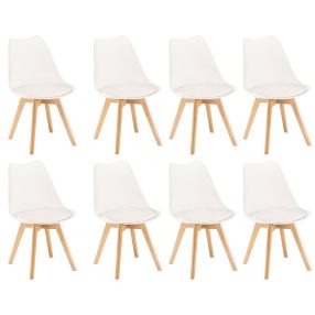 Silla étkezőszék 8 db fehér színben