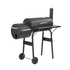 Faszenes kerti grillsütő füstölővel