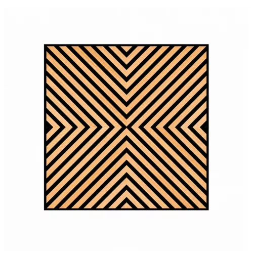 Akusztikus falpanel Deco IV bambusz hatású 60x60x1,8 cm