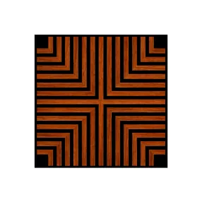 Akusztikus falpanel Deco V dió hatású 60x60x1,8 cm