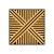 Akusztikus falpanel Deco VI bambusz hatású 60x60x1,8 cm