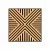 Akusztikus falpanel Deco VII bambusz hatású 60x60x1,8 cm